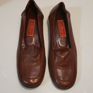 Cole Haan Burgundy Leather Loafers